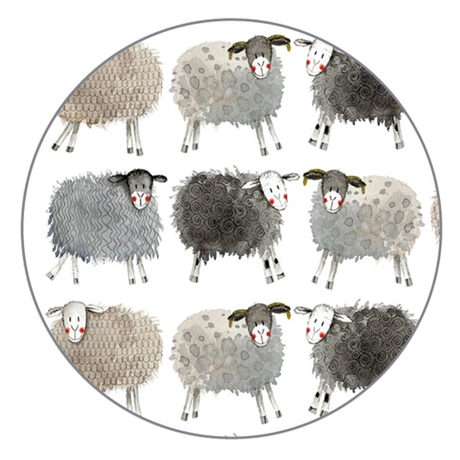 Pack of 4 Sheep Gift tags